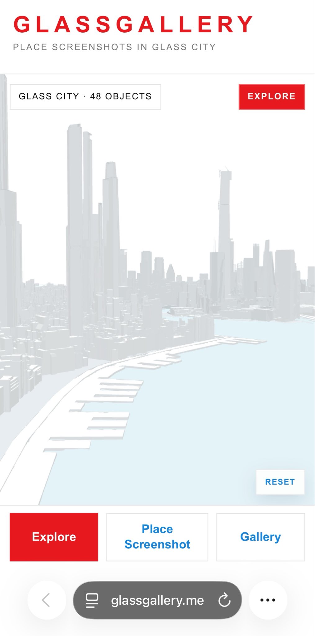 Glass City interactive atlas view